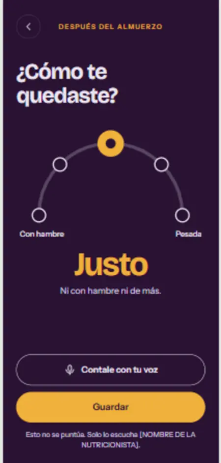 Pantalla de cómo te quedaste